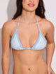SKINNY DIP SKINNY DIP TILLY TRI TOP - BABY BLUE RUFFLE - Boathouse