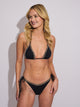 SKINNY DIP SKINNY DIP TILLY TRI TOP - BLACK RUFFLE - Boathouse
