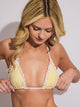 SKINNY DIP SKINNY DIP TILLY TRI TOP - YELLOW RUFFLE - Boathouse