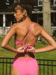 SKINNY DIP SKINNY DIP ADDI BRALETTE - HOT PINK - Boathouse