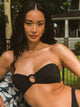 SKINNY DIP SKINNY DIP ZOE O-RING TOP - BLACK - Boathouse