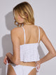SKINNY DIP SKINNY DIP LOREN TOP EYELETTE - WHITE - Boathouse