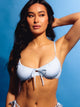 SKINNY DIP SKINNY DIP JUNIE TOP - GINGHAM BLUE - Boathouse