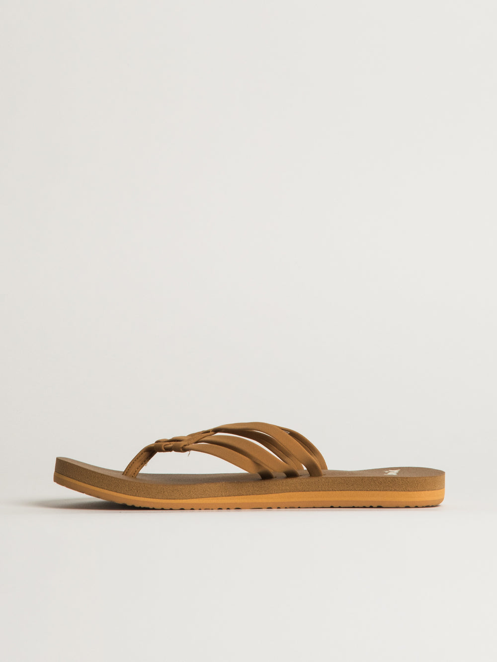 WOMENS SANUK YOGA SANDY II SANDALS - TOBACCO BROWN
