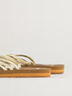 SANUK WOMENS SANUK YOGA SANDY II SANDALS - TAN/WHITE - Boathouse