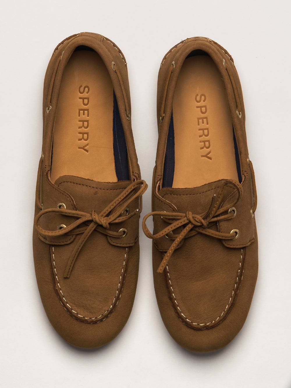WOMENS SPERRY SLIMBOAT - TAN