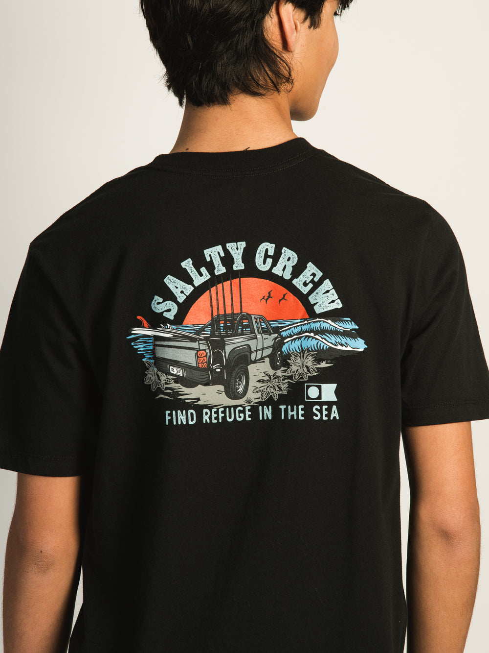 SALTY CREW LIFTED T-SHIRT - BLACK