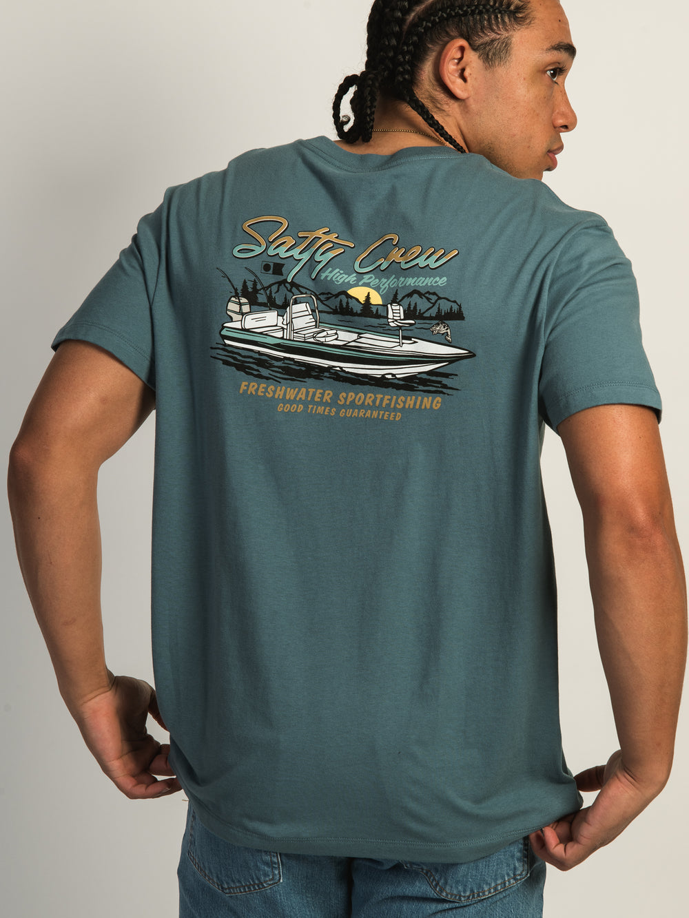 T-SHIRT SALTY CREW FLAT DECK