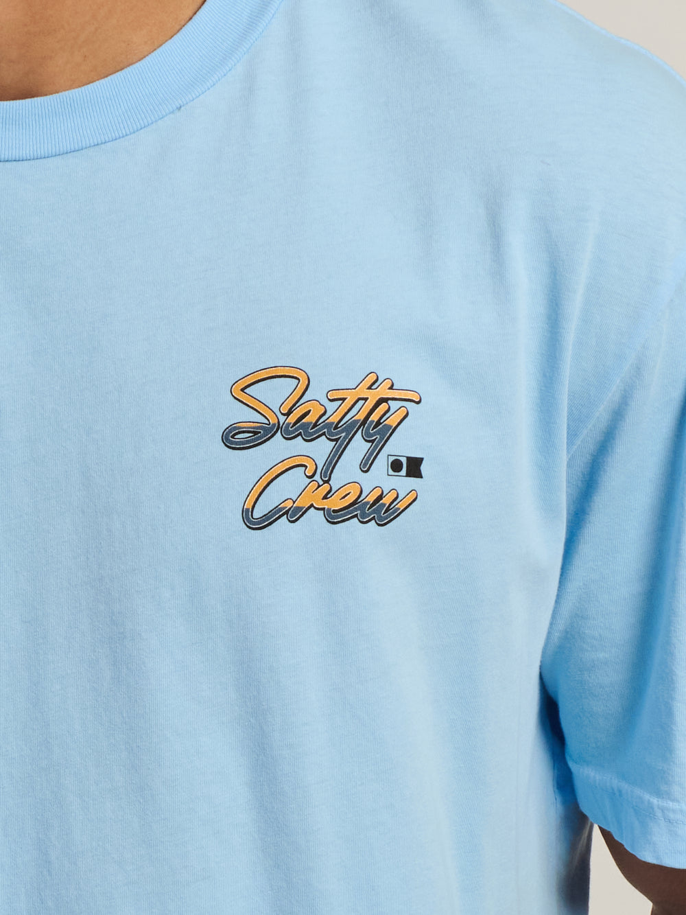 SALTY CREW FLAT DECK T-SHIRT - SKY