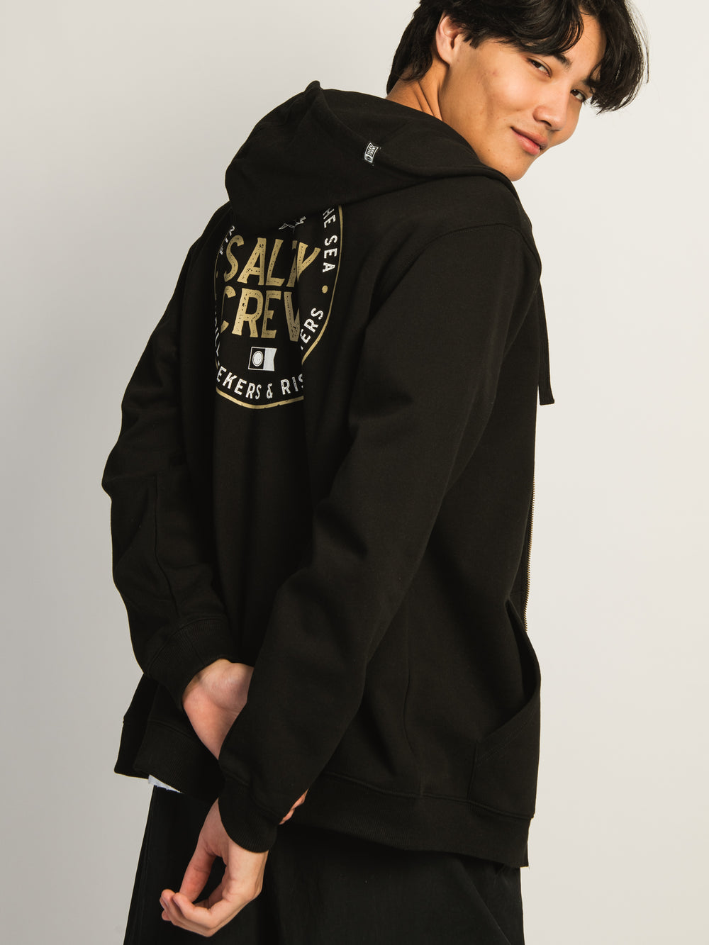 SALTY CREW LEGENDARY F/Z HD - BLACK