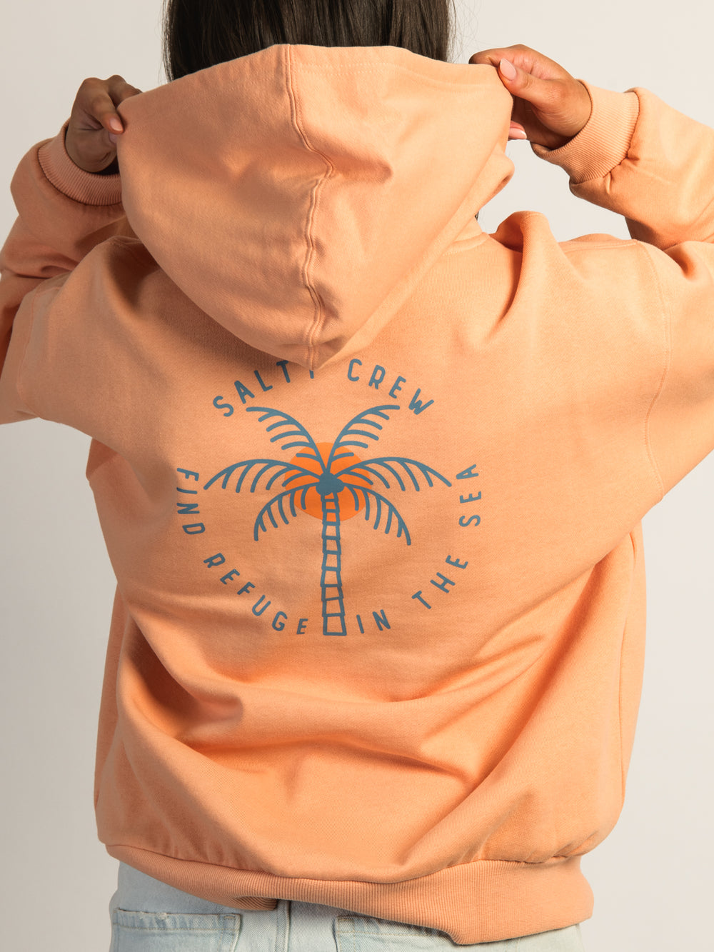 SALTY CREW QUEEN PALM PULL OVER HOODIE