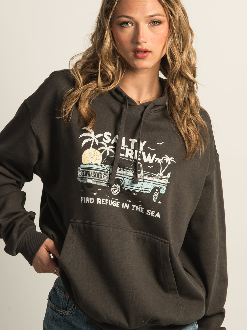 SALTY CREW TAILGATE HOODIE - CHARCOAL