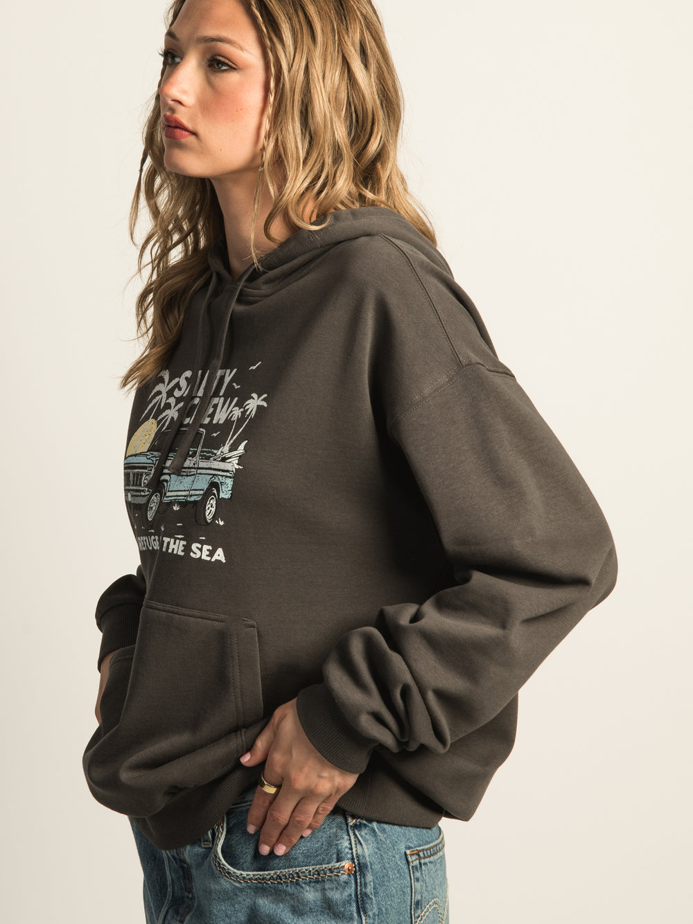 SALTY CREW TAILGATE HOODIE - CHARCOAL