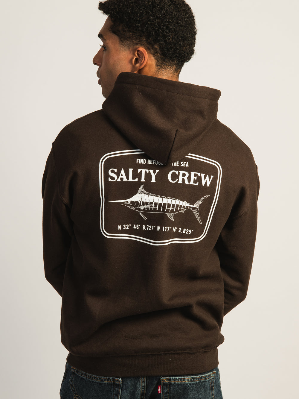 SALTY CREW STEALTH MENS FLEECE HOODIE