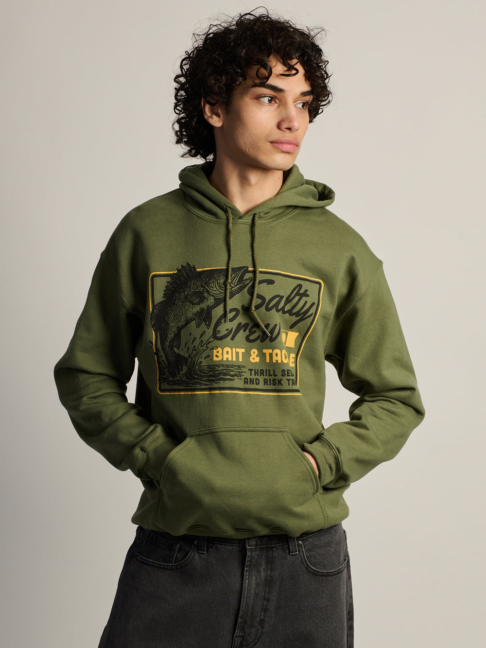 SALTY CREW WALLEYE LAKE PULLOVER HOODIE