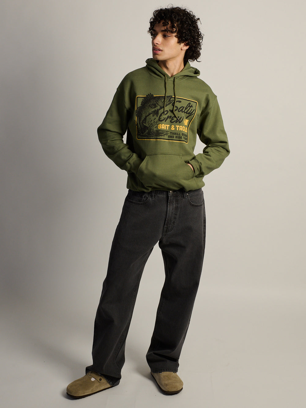 SALTY CREW WALLEYE LAKE PULLOVER HOODIE