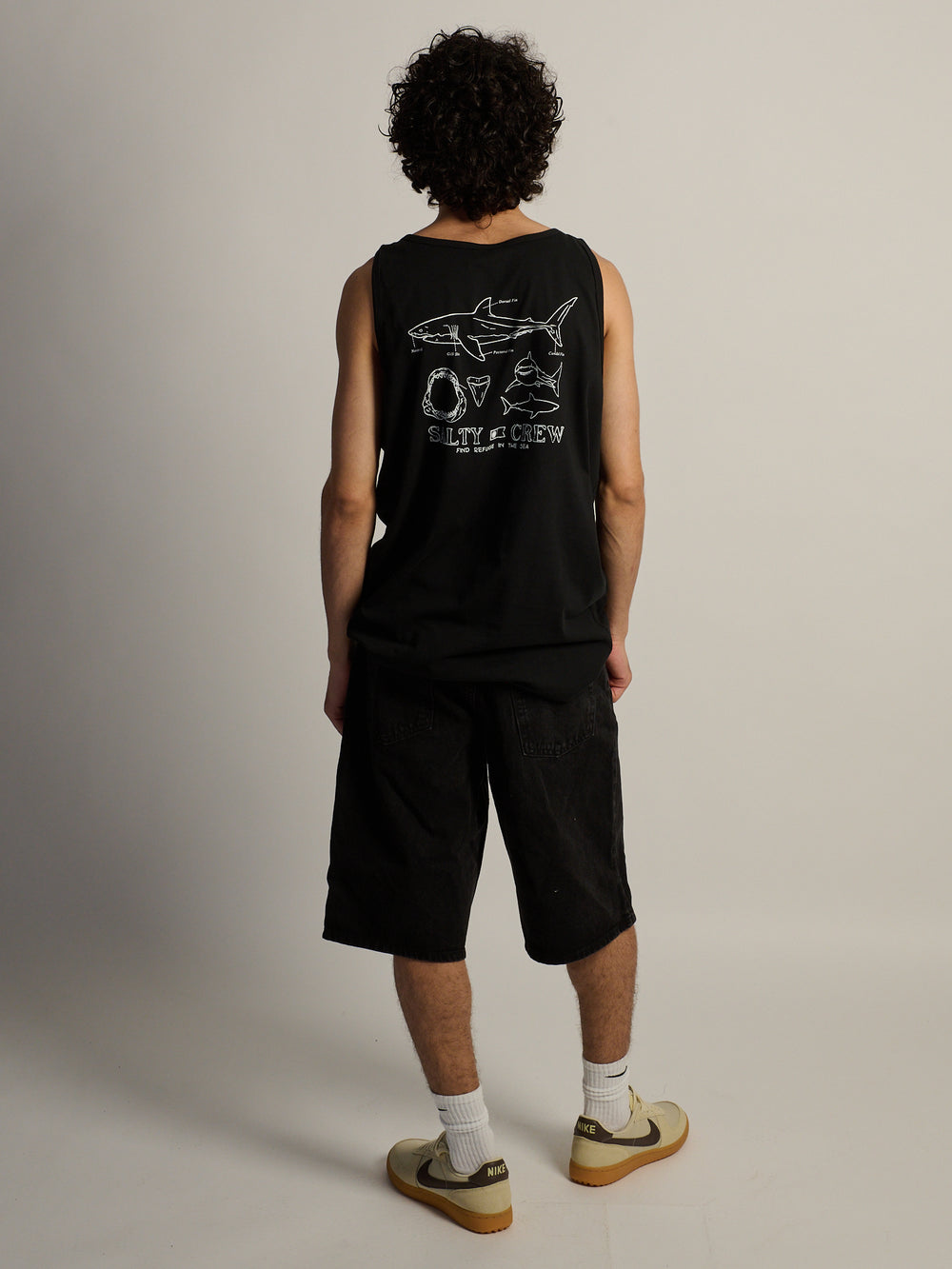 SALTY CREW GREAT WHITE TANK - BLACK