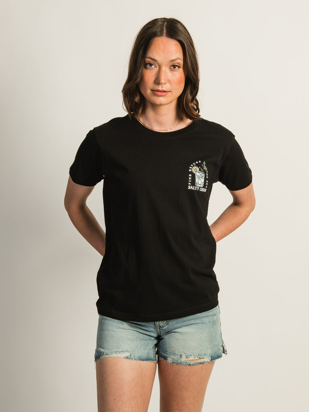 SALTY CREW OCEAN SPRAY BOYFRIEND TEE