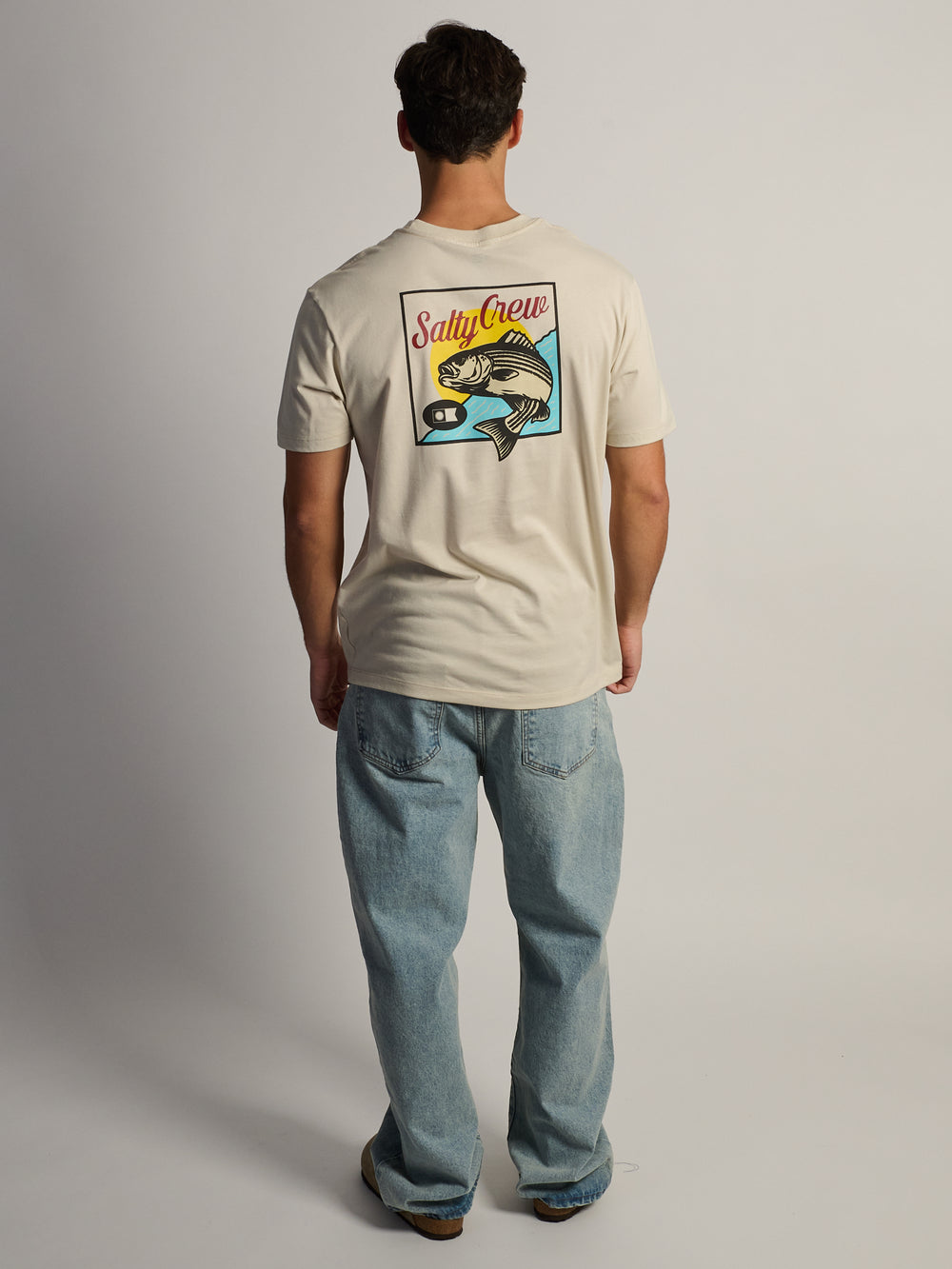 SALTY CREW STRIPED T-SHIRT