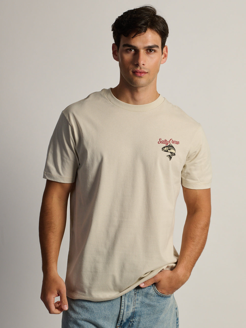 SALTY CREW STRIPED T-SHIRT