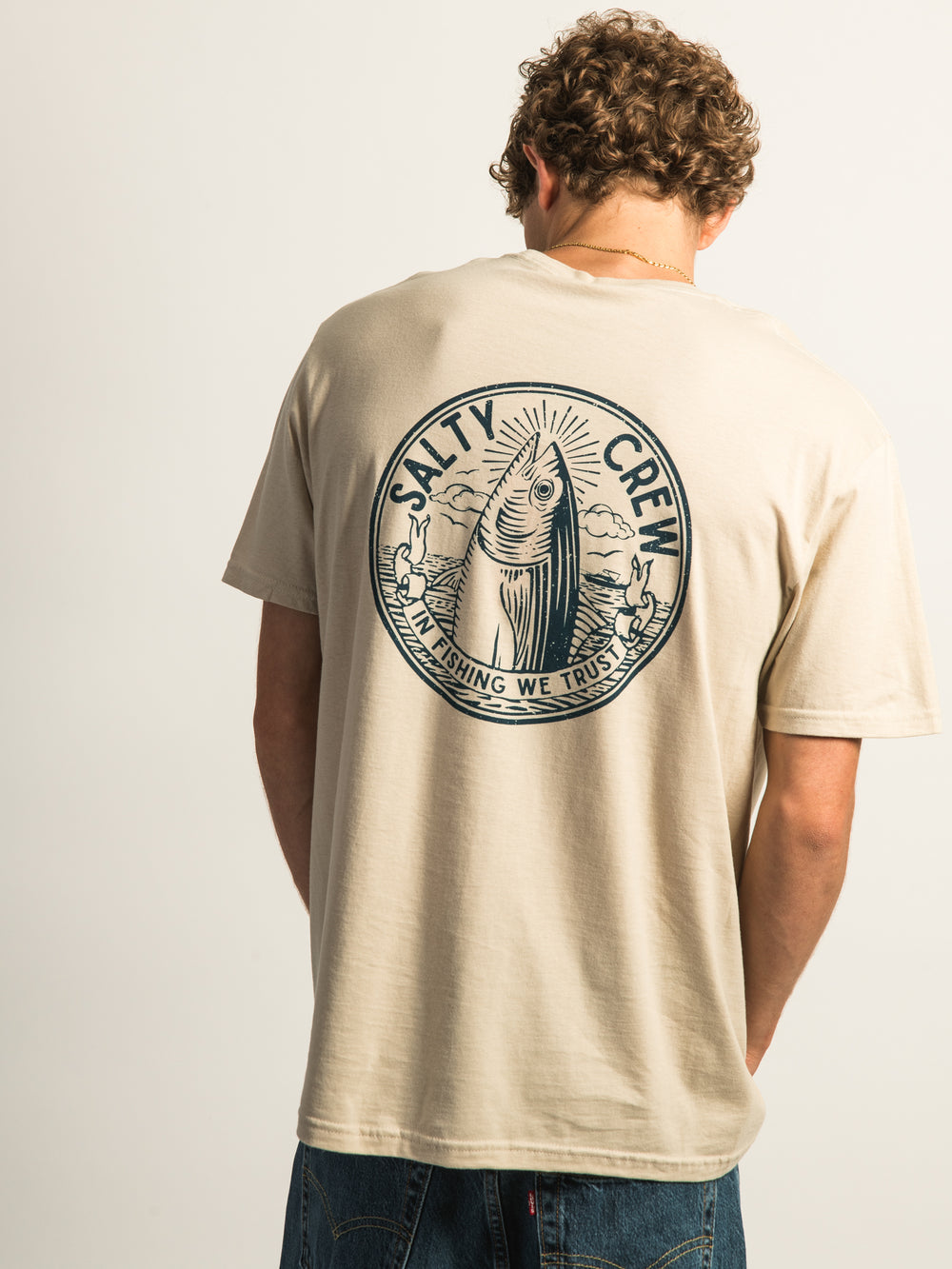 T-SHIRT SALTY CREW IN FISHING WE TRUST
