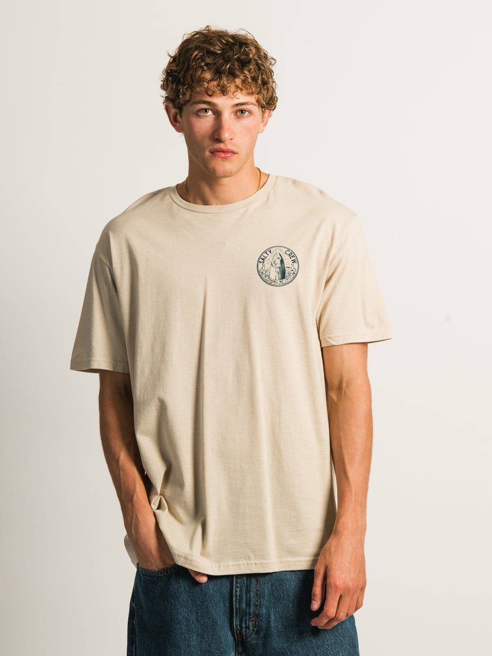 T-SHIRT SALTY CREW IN FISHING WE TRUST