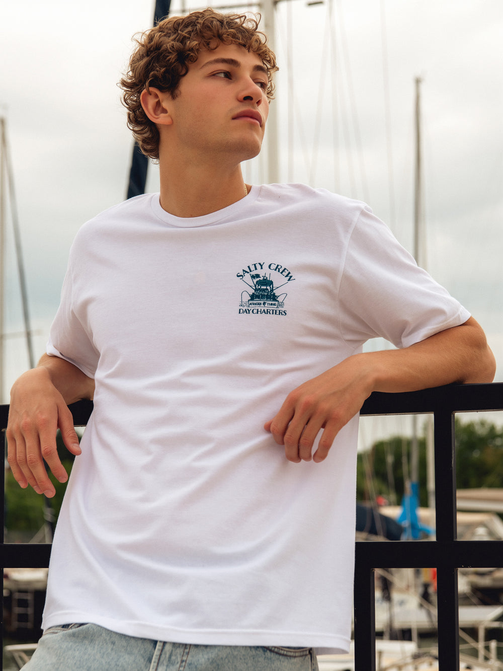 SALTY CREW FISHING CREW T-SHIRT