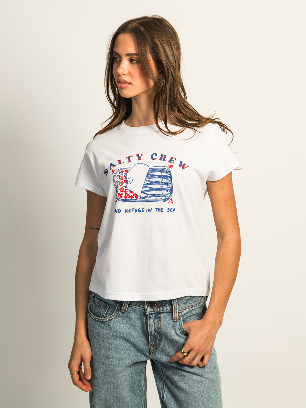 SALTY CREW CUTE TIN MODERN TEE