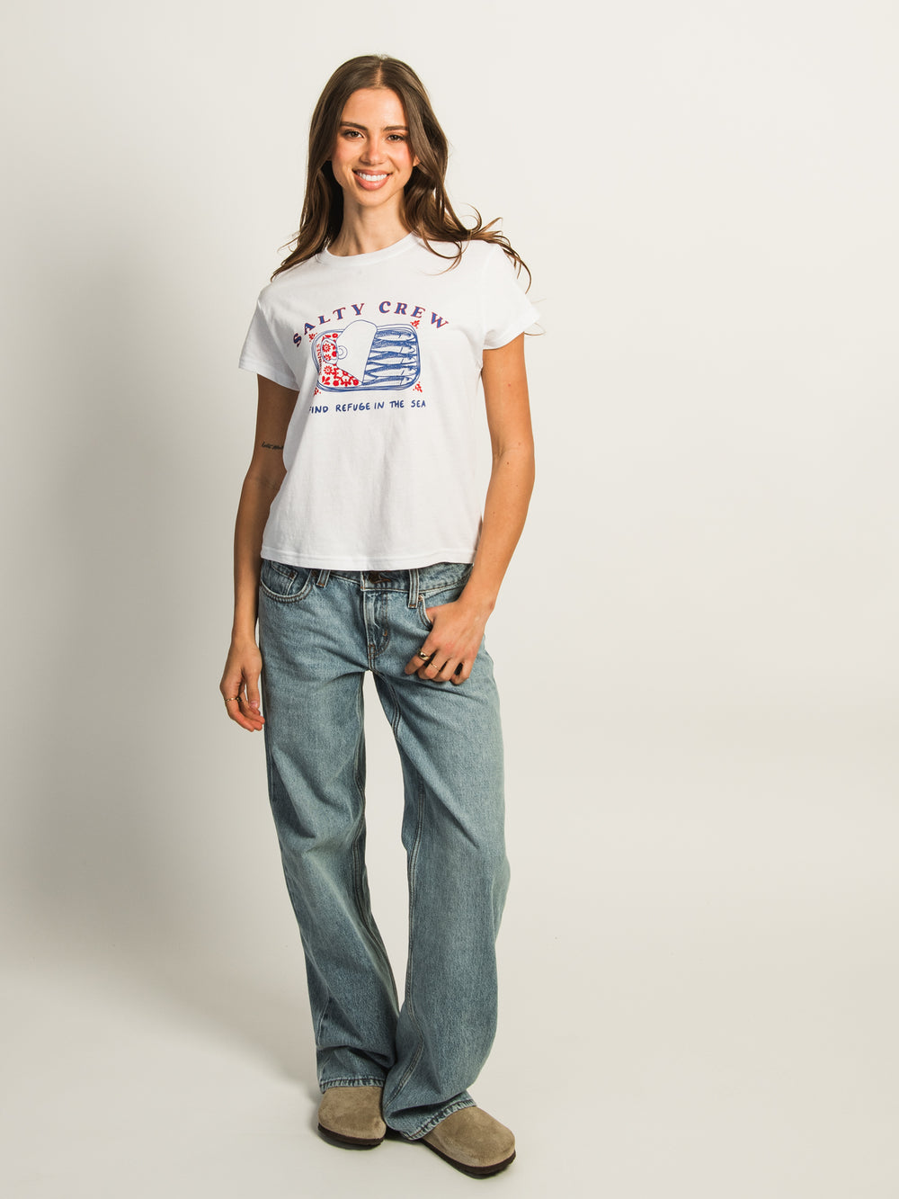 T-SHIRT MODERNE SALTY CREW CUTE TIN