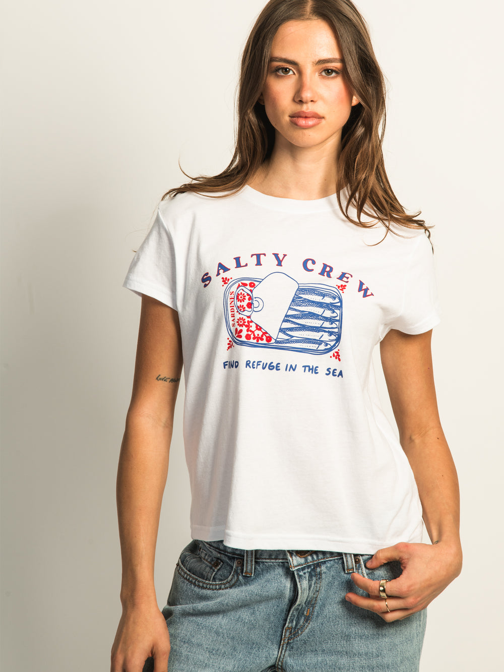 T-SHIRT MODERNE SALTY CREW CUTE TIN