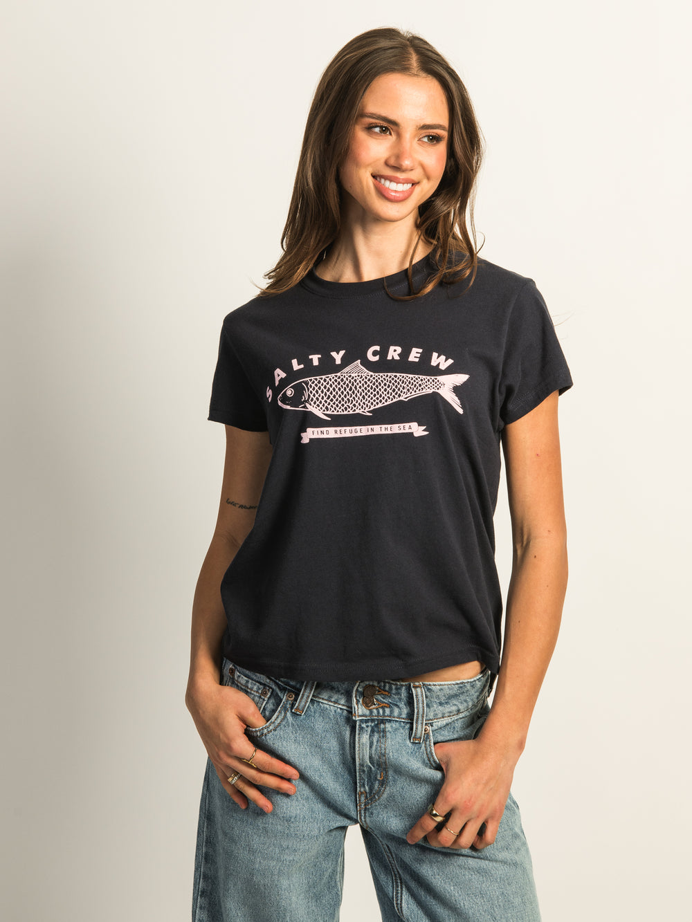 SALTY CREW SAVOR THE SEA MODERN TEE