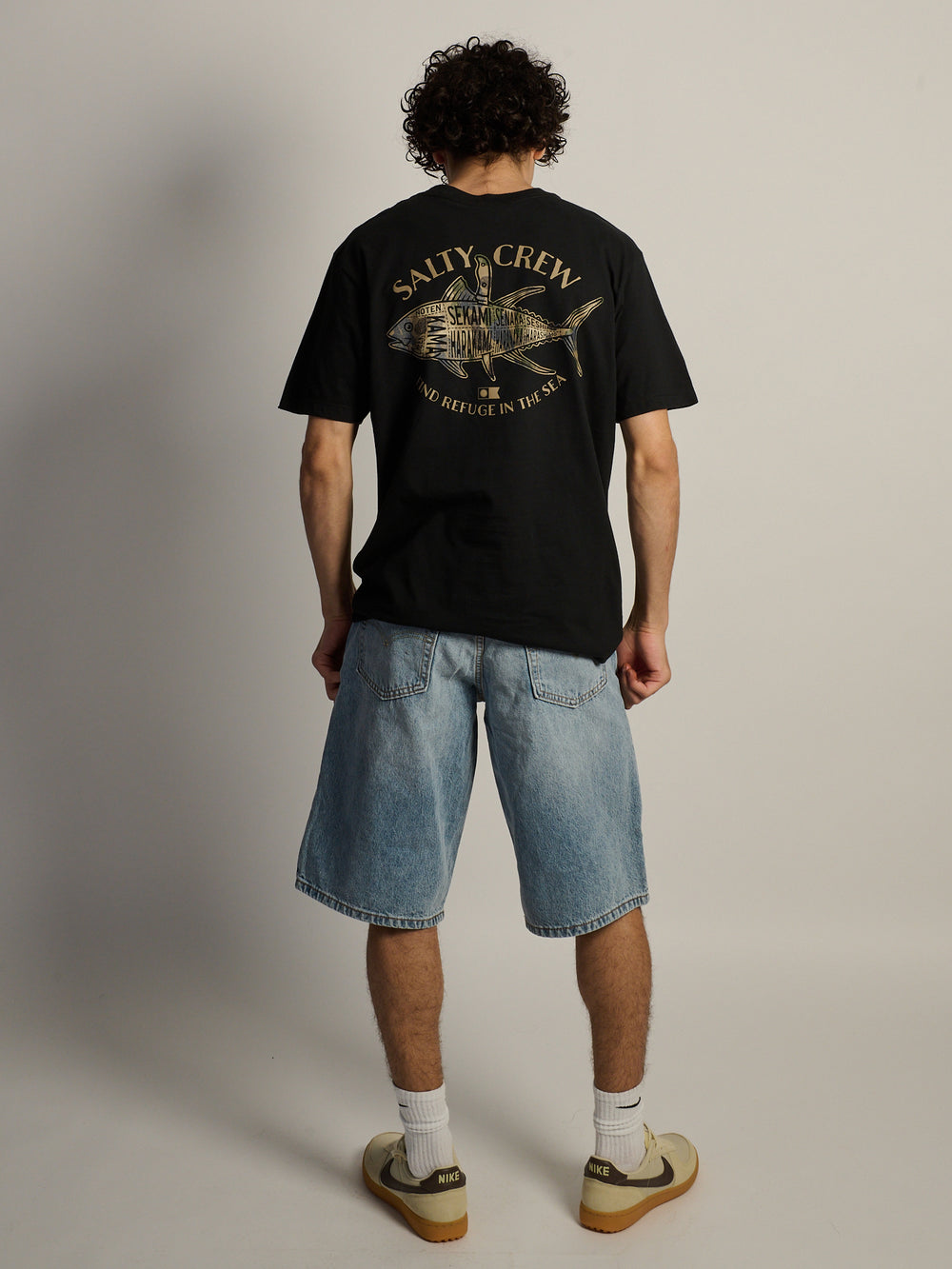 T-SHIRT SALTY CREW FISH CAMO