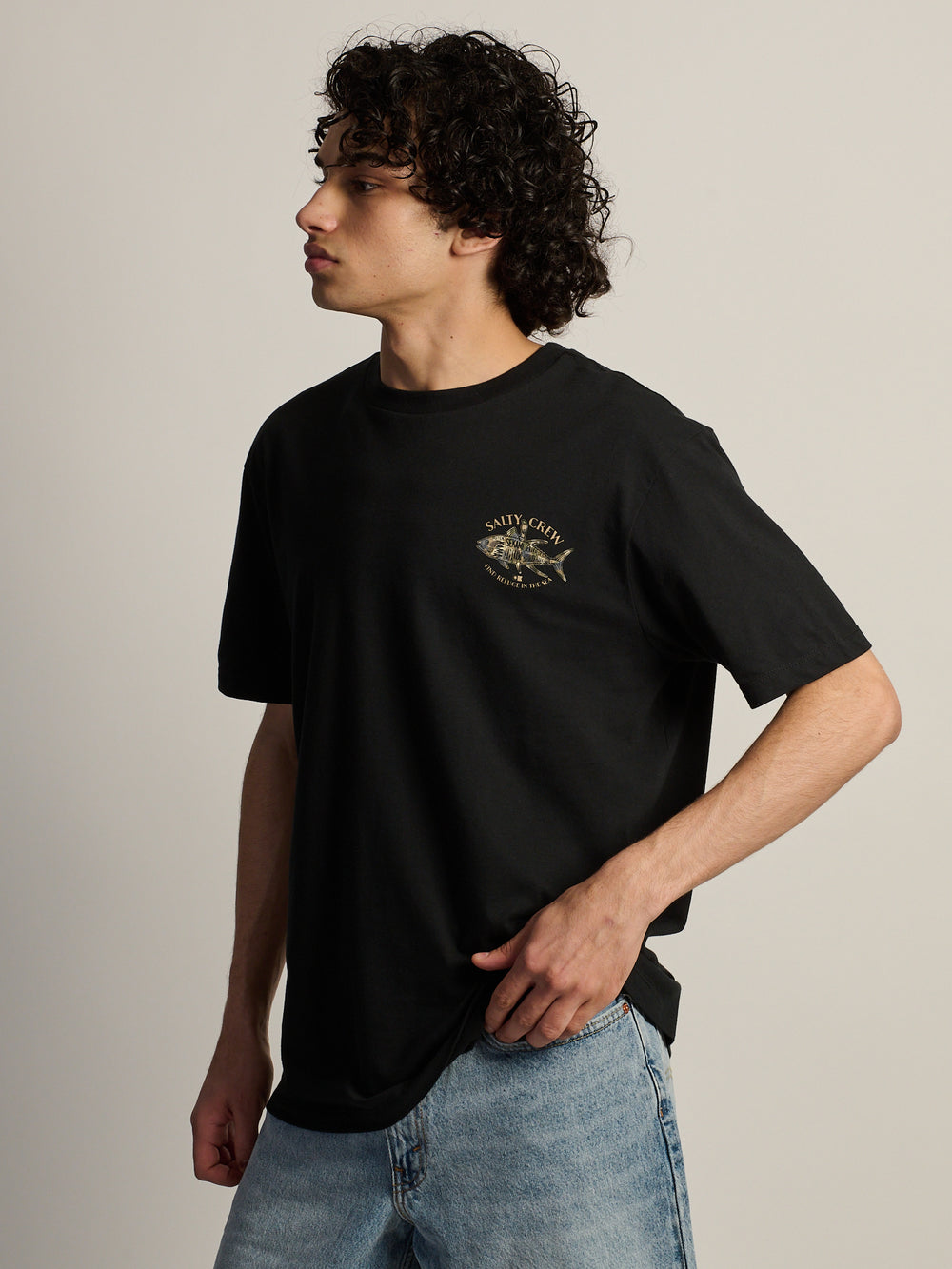 SALTY CREW FISH CAMO T-SHIRT
