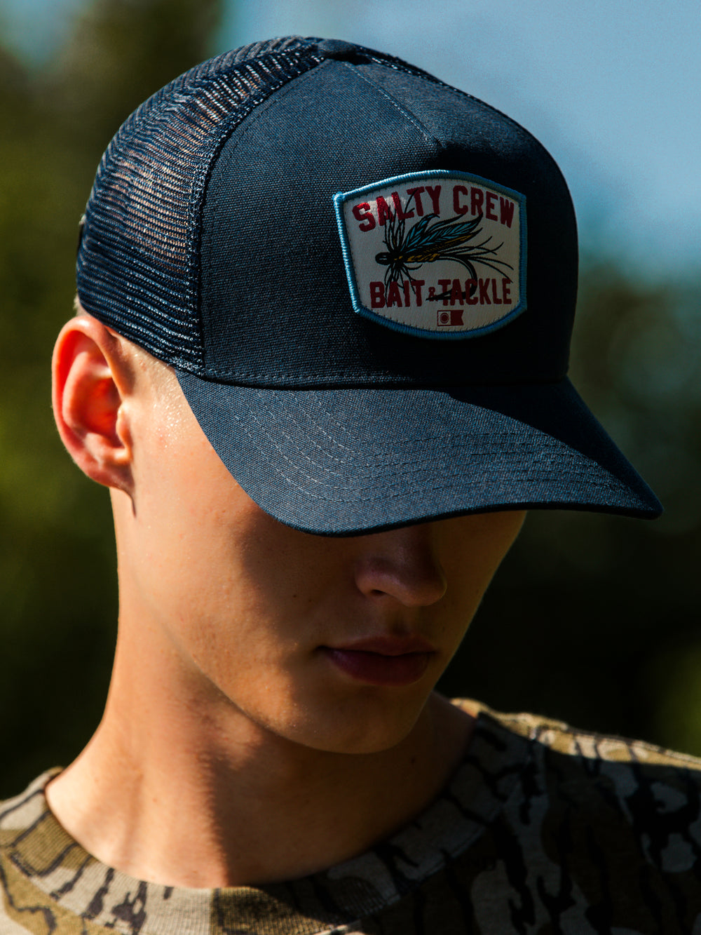 SALTY CREW SALTY CREW FISHING CO TRUCKER HAT - NAVY - Boathouse