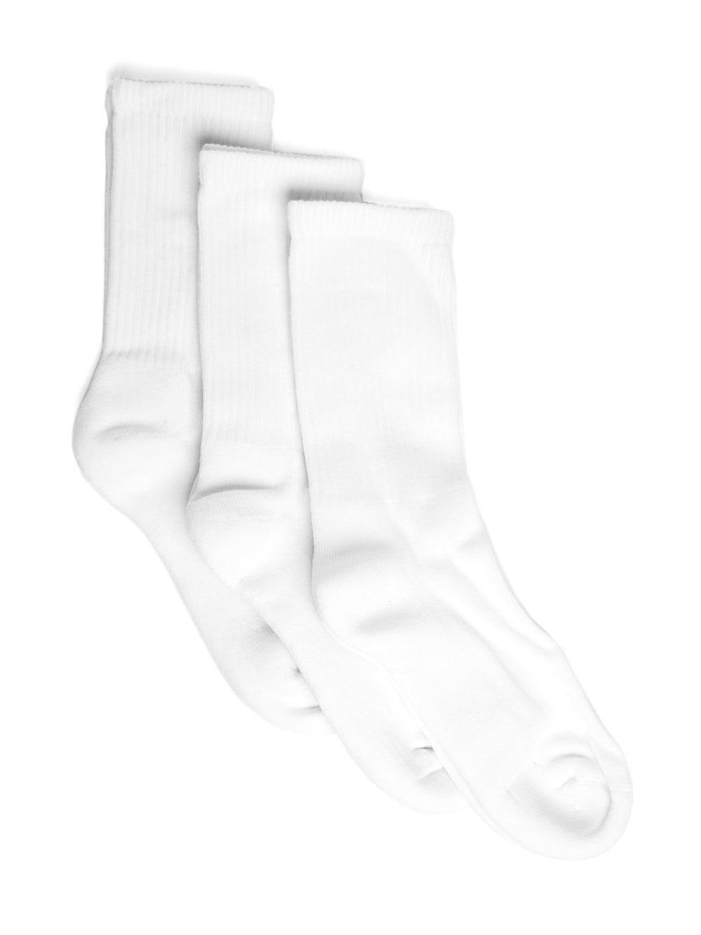 LOT DE 3 CHAUSSETTES MI-MOLLET SCOUT & TRAIL - BLANC