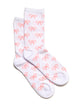 SCOUT & TRAIL SCOUT & TRAIL BOW PRINT SOCK - WHITE - Boathouse