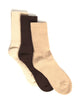 SCOUT & TRAIL SCOUT & TRAIL CREW SOCK 3 PACK- BROWN - Boathouse