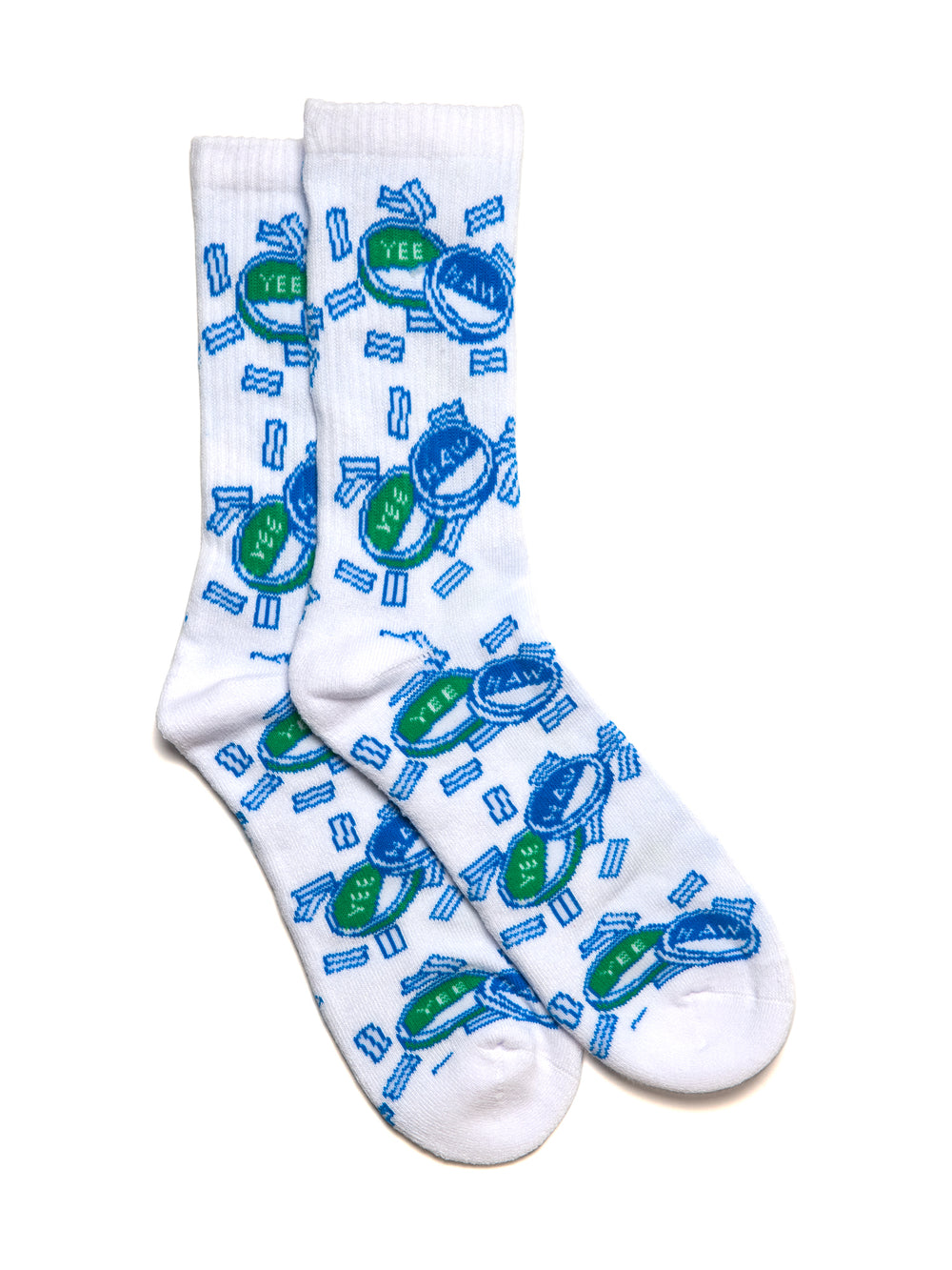 CHAUSSETTE SCOUT & TRAIL YEE HAW - BLANC