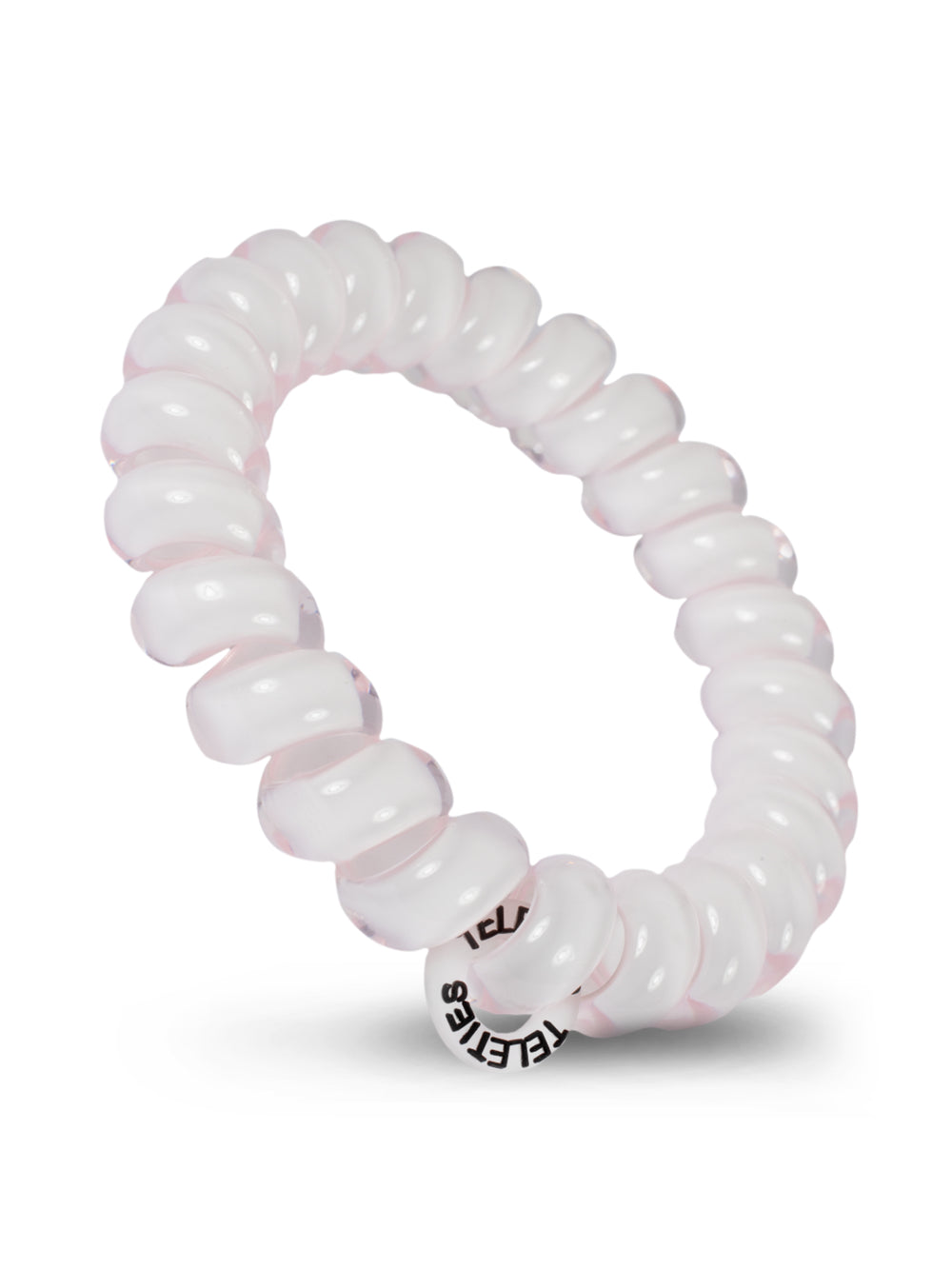 TELETIES HAIR TIE LARGE - ROSE WATER PINK