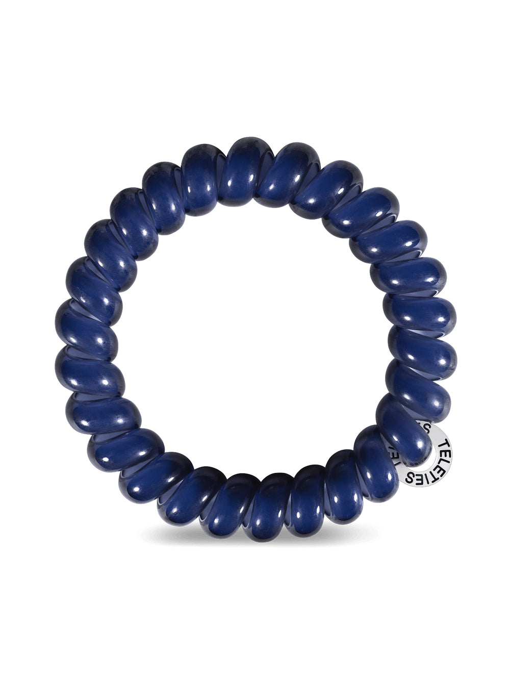 TELETIES HAIR TIE LARGE - NANTUCKET NAVY