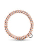 TELETIES TELETIES HAIR TIE SMALL - METALLIC PINK - Boathouse