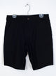 TENTREE MENS PRESTON HEMP SHORT - BLACK - CLEARANCE - Boathouse