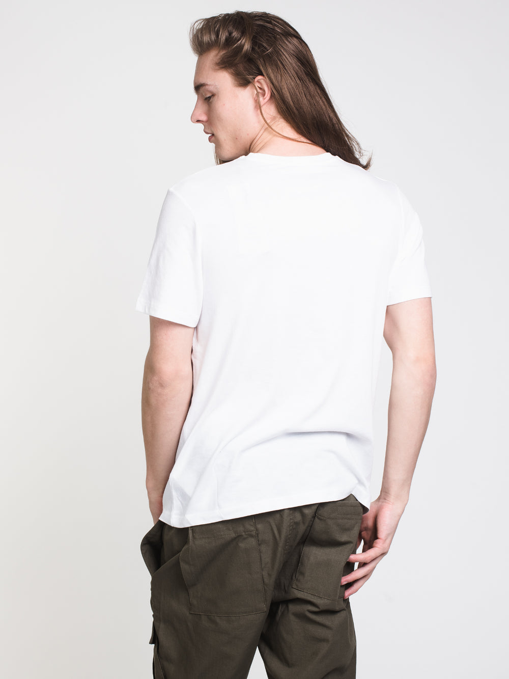 MENS MINK BROOK 3D EMBROIDEREDSD SHORT SLEEVE T-SHIRT- WT - CLEARANCE