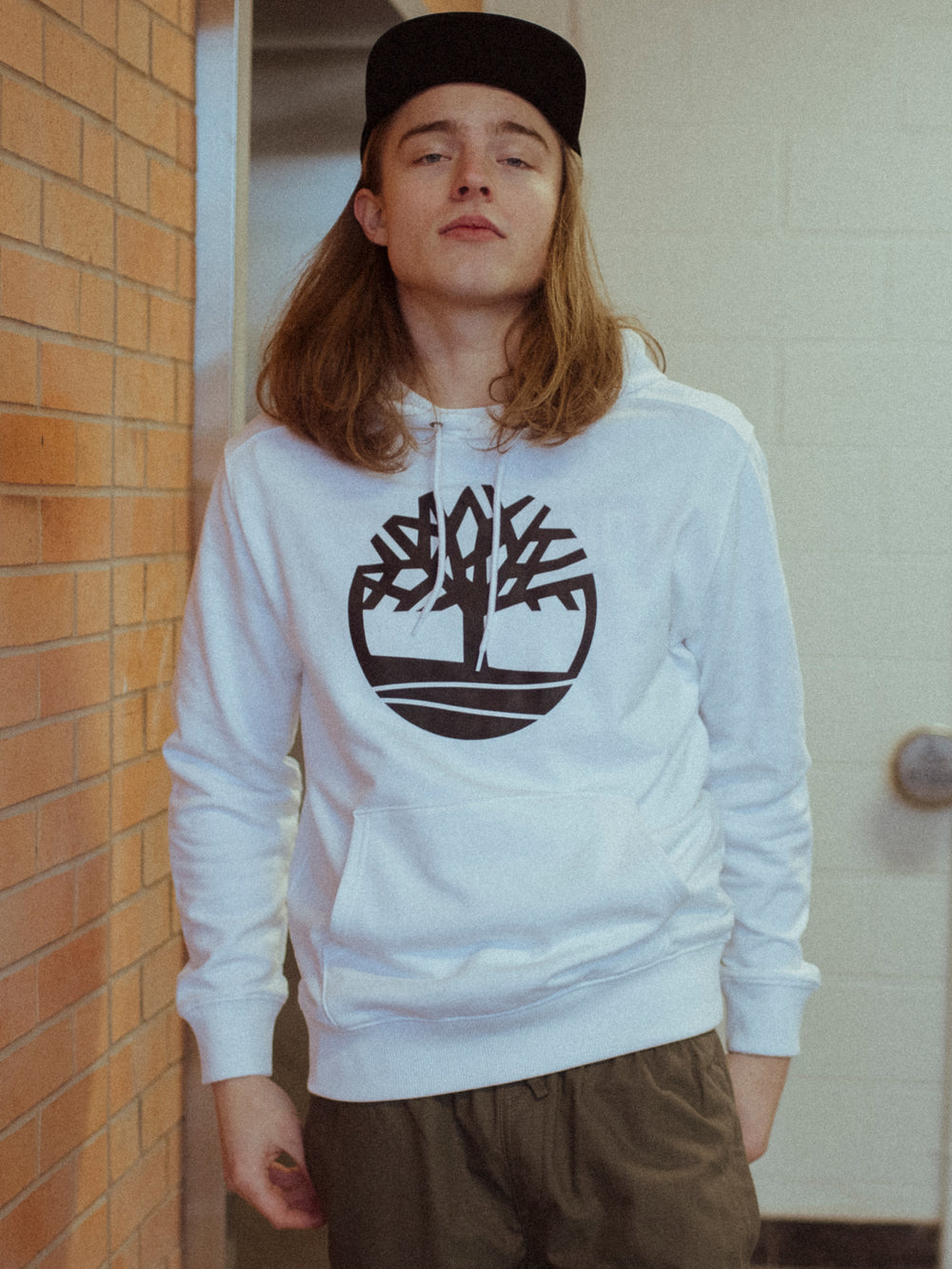 TIMBERLAND CORE TREE LOGO PULLOVER HOODIE - CLEARANCE