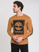 TIMBERLAND TIMBERLAND STACK LOGO LONG SLEEVE TEE - CLEARANCE - Boathouse