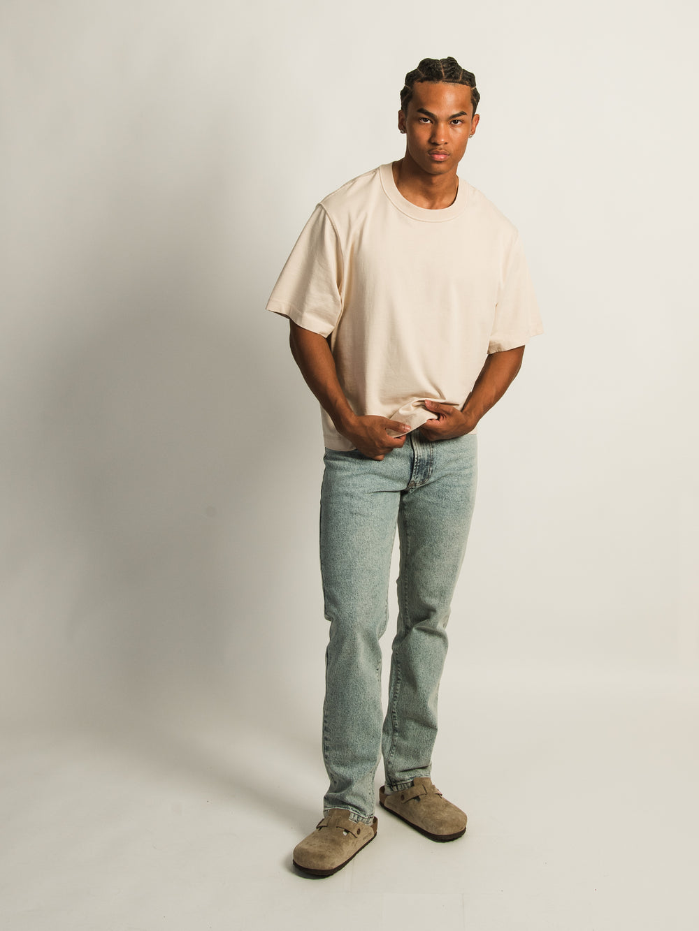 TAINTED 90'S STRAIGHT LEG DENIM - LIGHT WASH