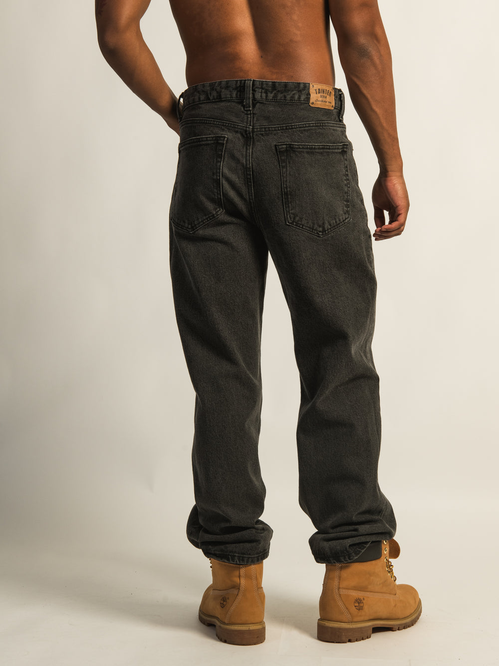 JEAN COUPE BAGGY TAINTED - DÉLAVAGE NOIR VINTAGE