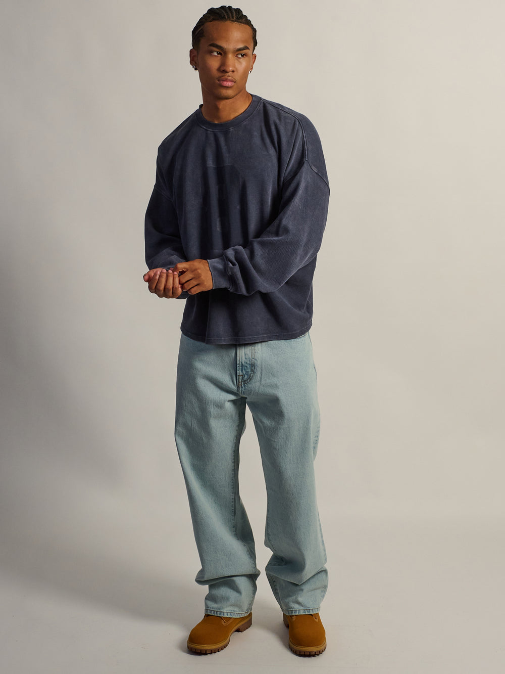 JEAN COUPE BAGGY TAINTED - DÉLAVAGE LÉGER