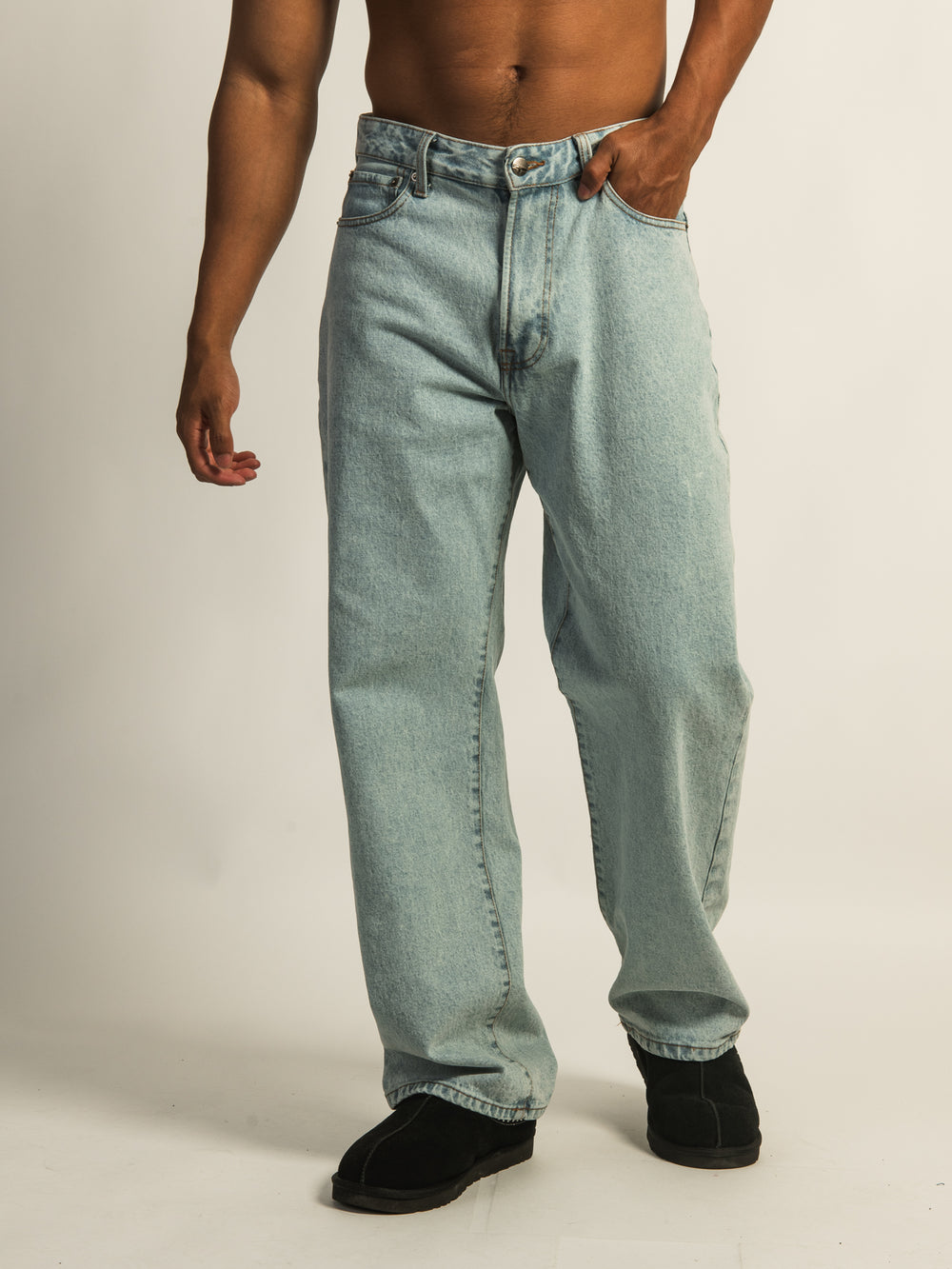 JEAN COUPE BAGGY TAINTED - DÉLAVAGE LÉGER