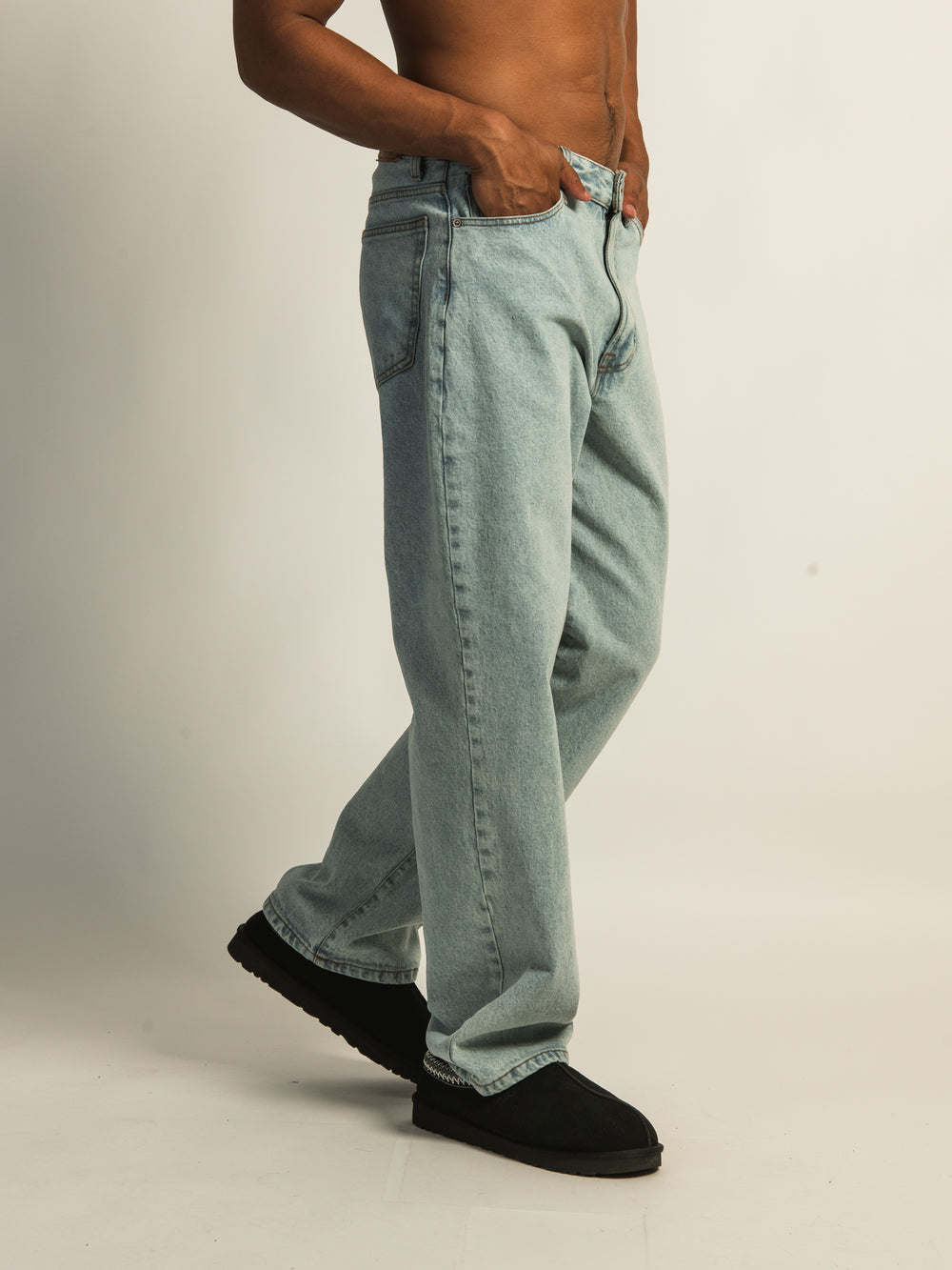 JEAN COUPE BAGGY TAINTED - DÉLAVAGE LÉGER